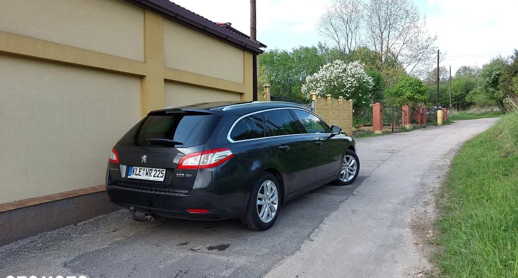 Peugeot 508 cena 35555 przebieg: 279000, rok produkcji 2014 z Miasteczko Śląskie małe 326